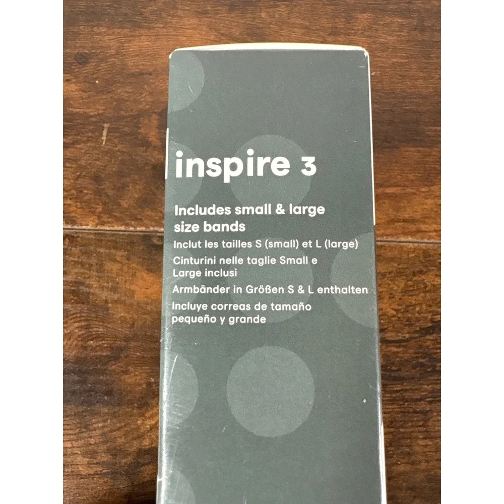 Fitbit Inspire 3 Health and Fitness Tracker Midnight Zen Black FB424BKBK-US